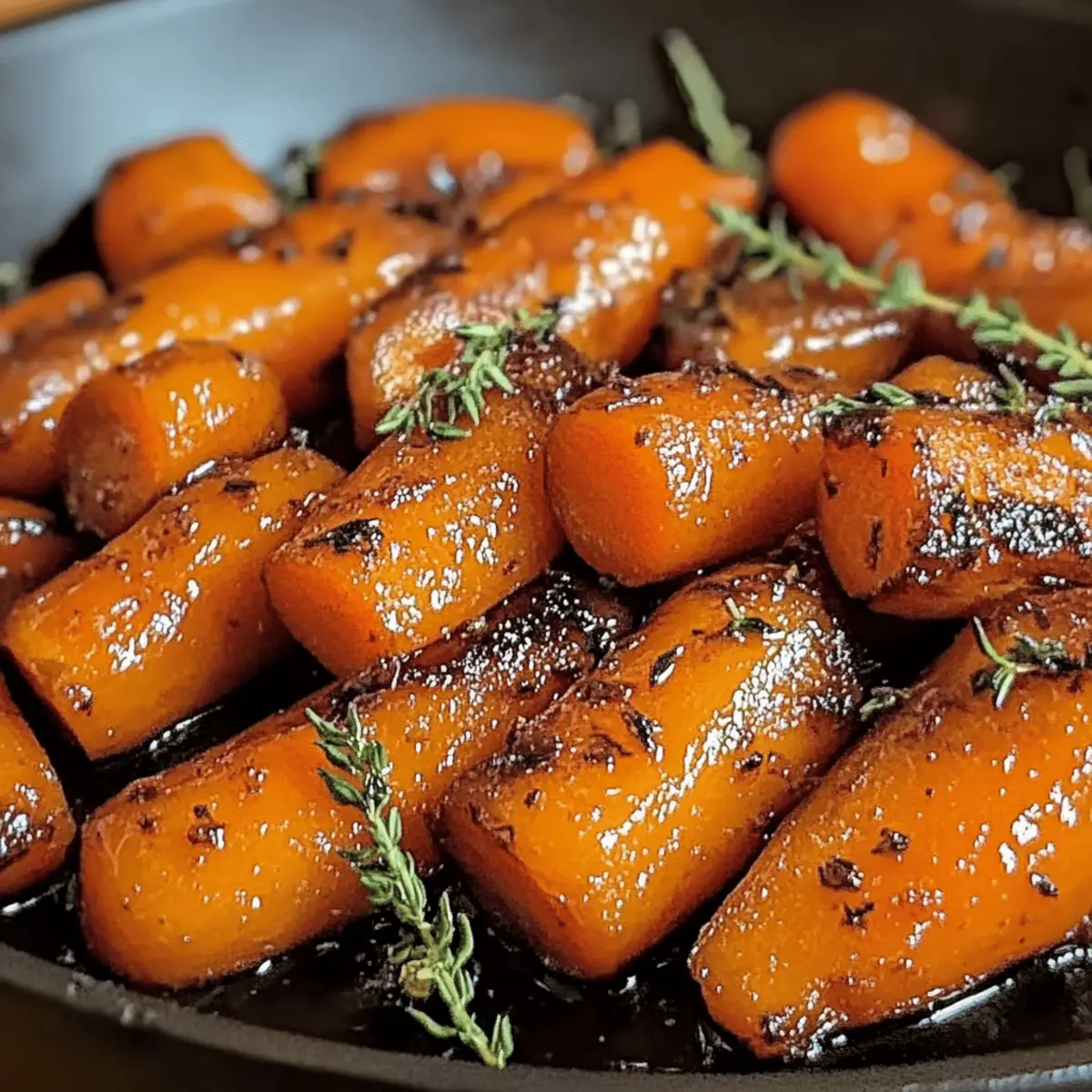 Maple Glazed Carrots with Thyme nitmgr