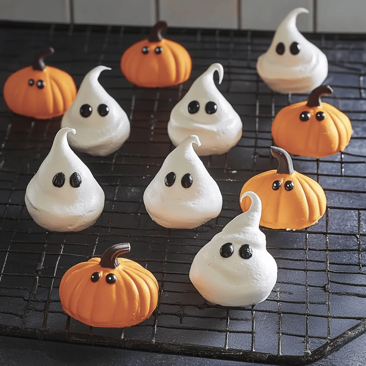 Meringue Ghost and Pumpkins hgagnt