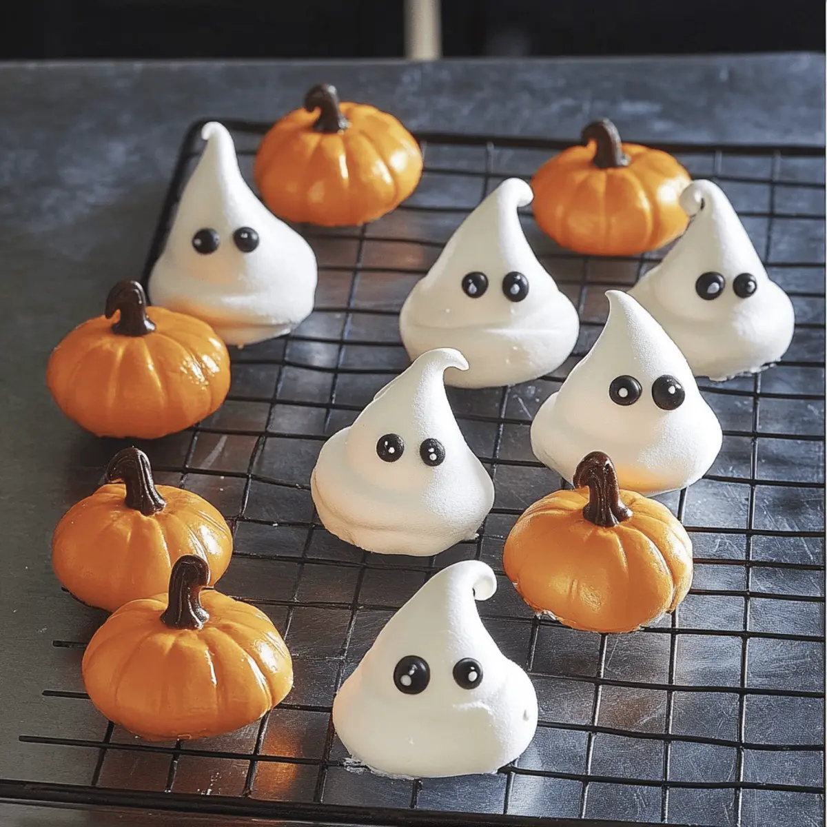 Meringue Ghosts and Pumpkins: Spooktacular Halloween Treats