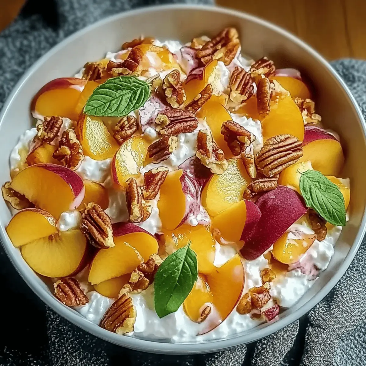 Millionaire Peach Salad fdelti