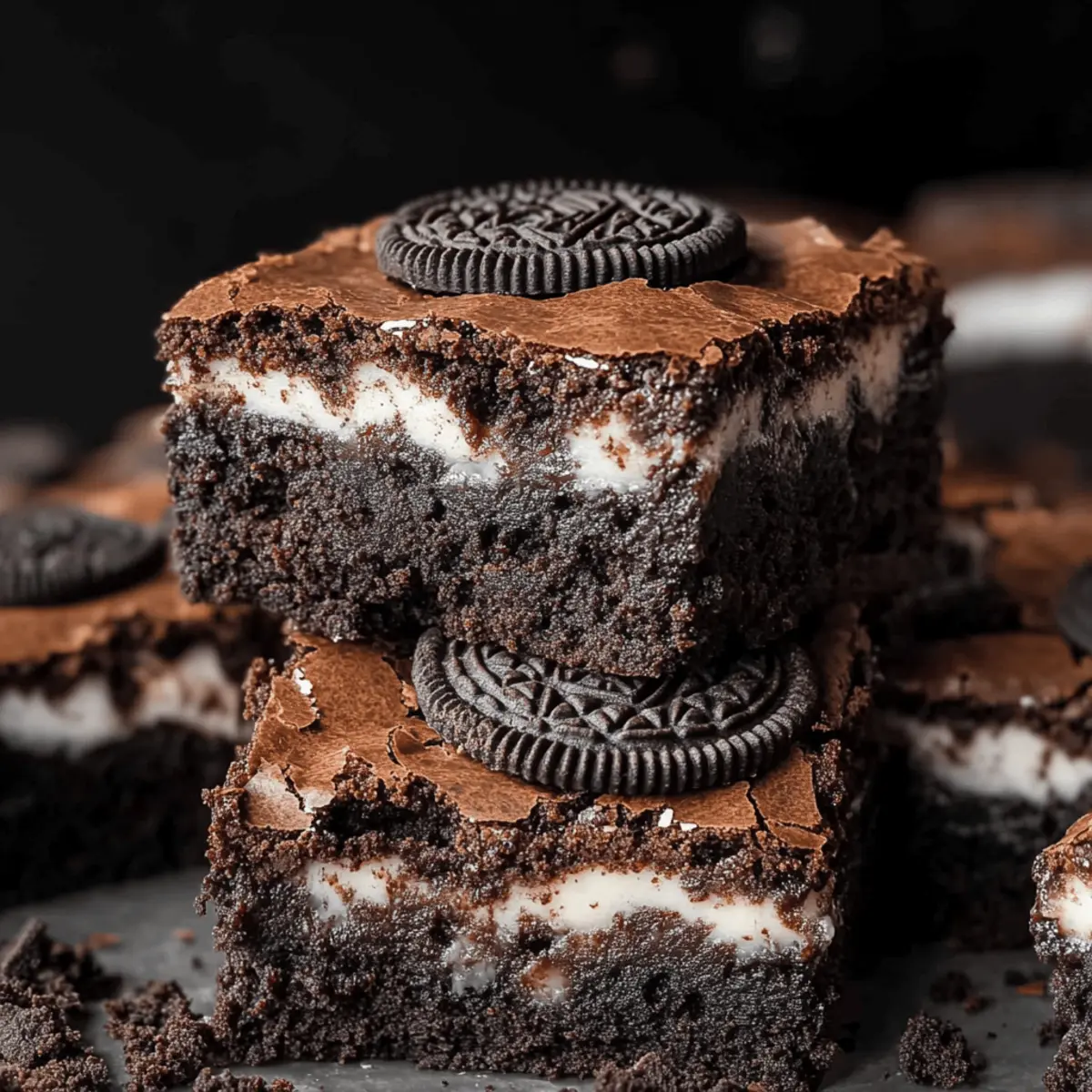 Oreo Brownies: Irresistibly Fudgy with Cookie Crunch Perfection