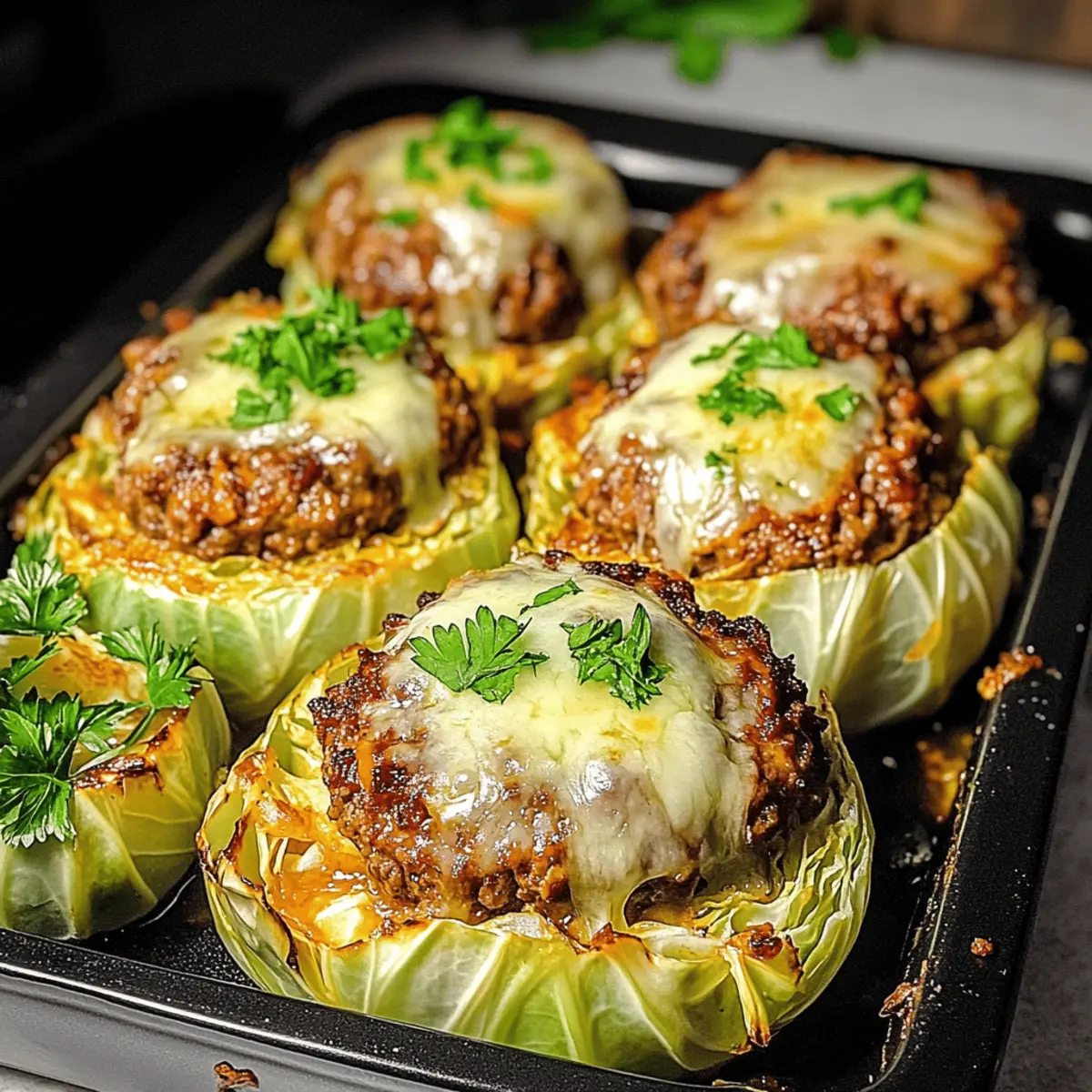 Oven-Baked Cabbage Burgers: Healthy, Flavor-Packed Delights