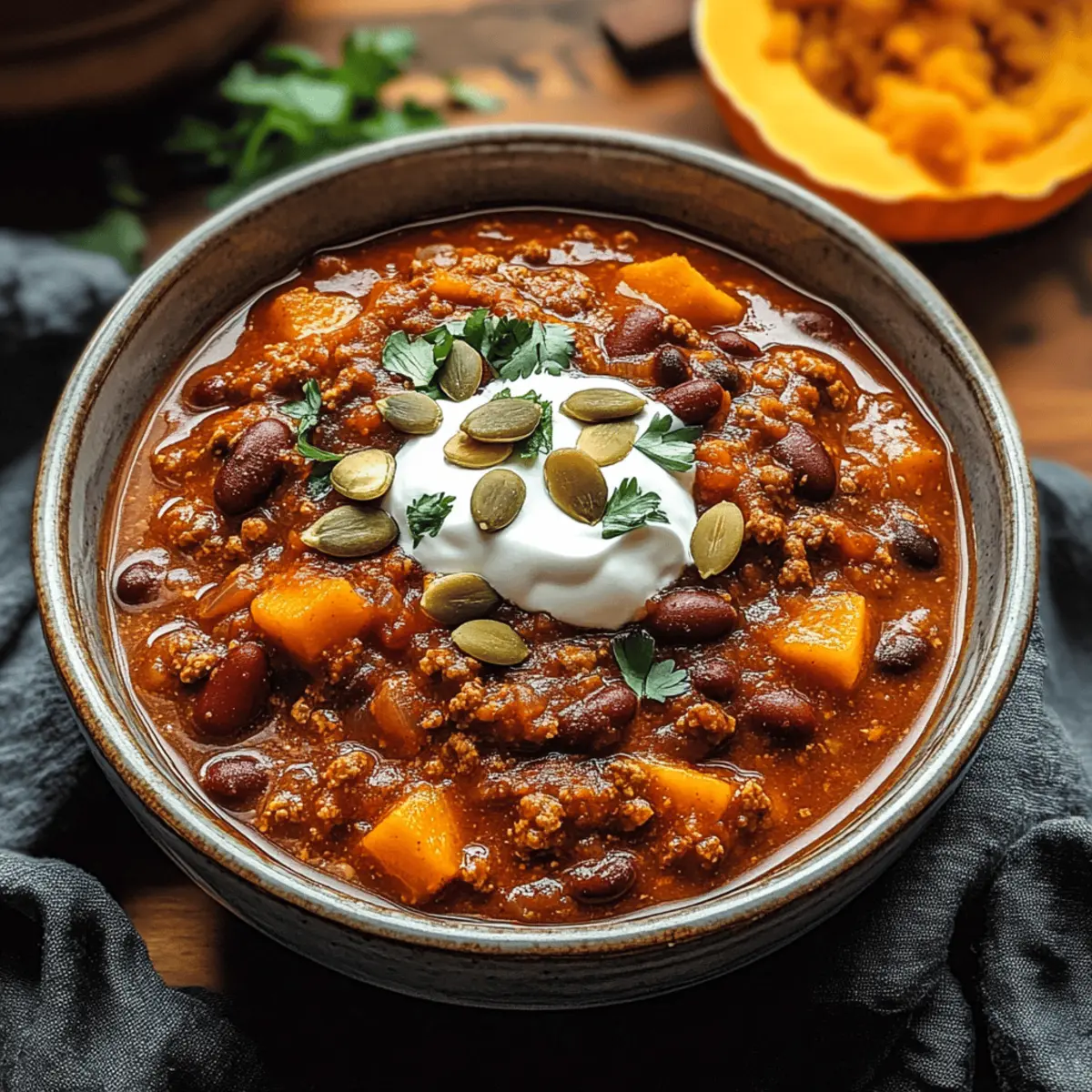 Cozy Pumpkin Chili: A Hearty One-Pot Autumn Delight