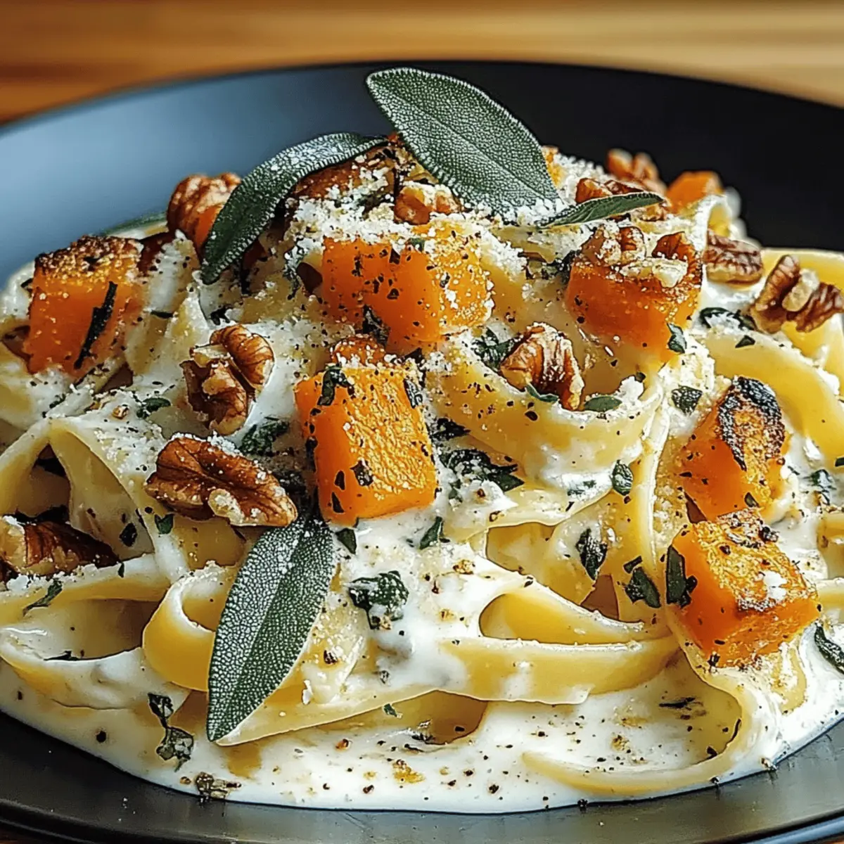 Savory Butternut Squash Sage Pasta ike45k