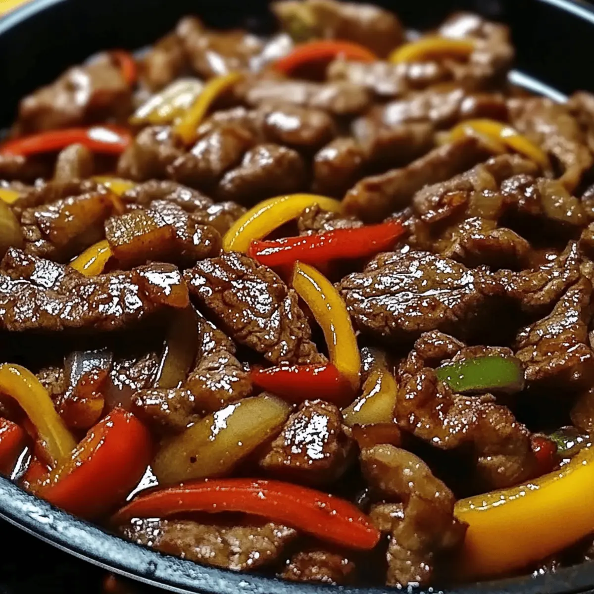 Sizzling Chinese Pepper Steak with Onions quuwkf