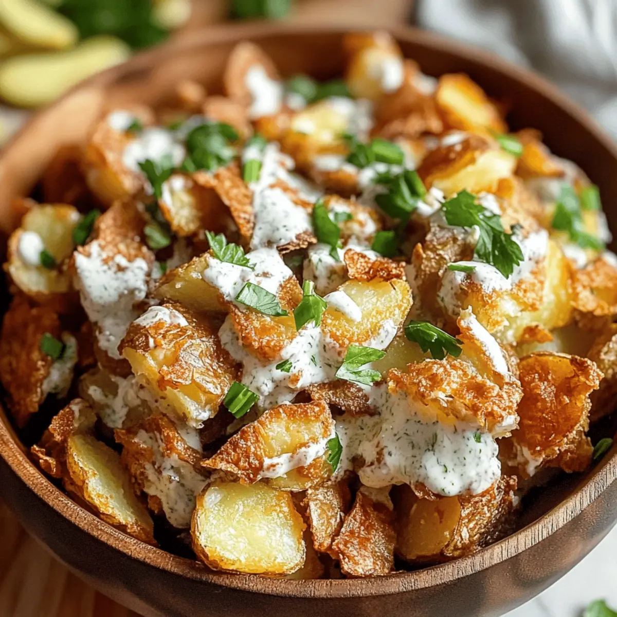 Crispy Smashed Potato Salad That Elevates Your BBQ Game