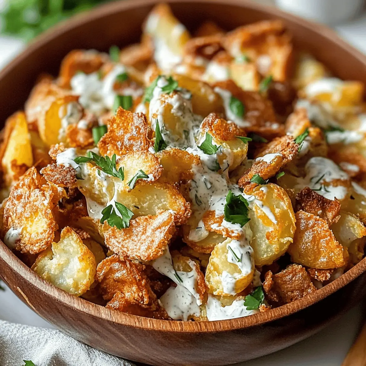 Smashed Potato Salad k3lknw