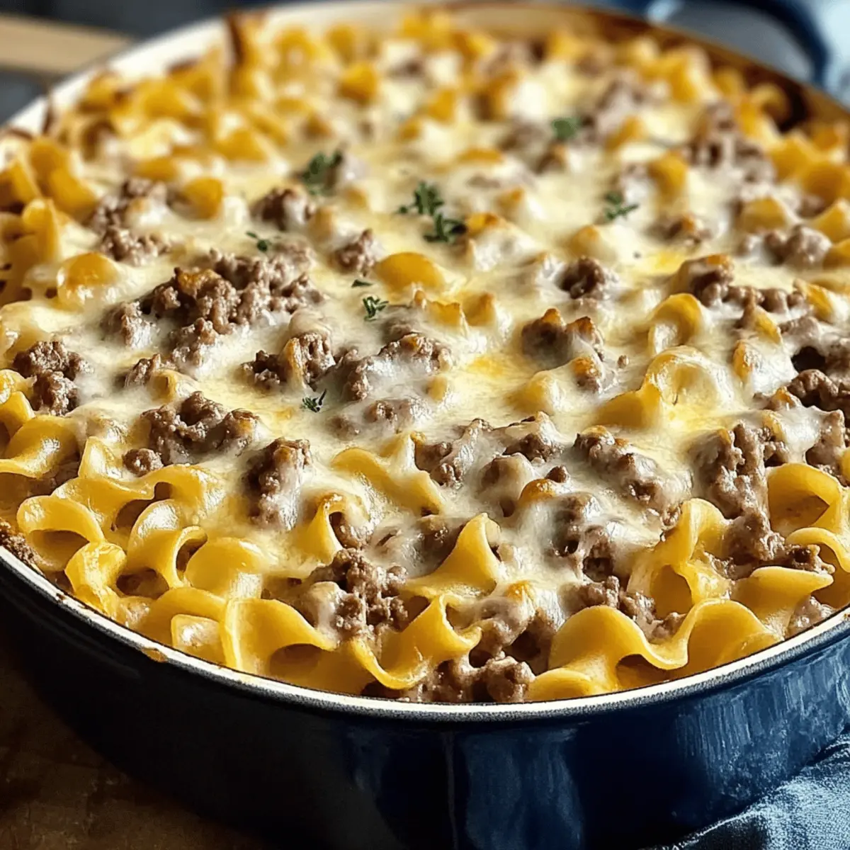 Sour Cream Beef Noodle Casserole for Cozy Family Dinners