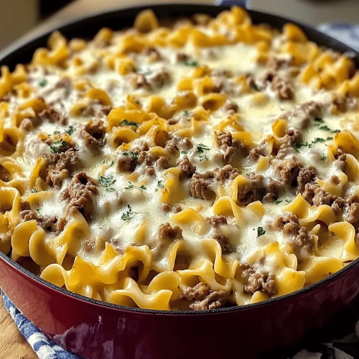 Sour Cream Beef Noodle Casserole tpyoic