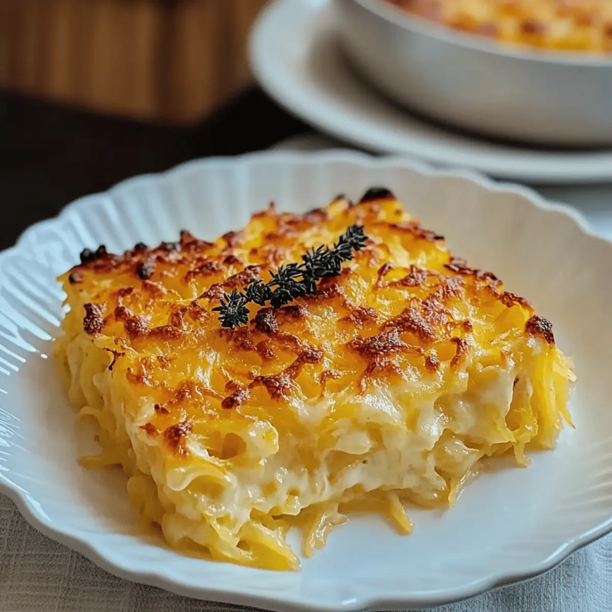 Spaghetti Squash Au Gratin kffeo9