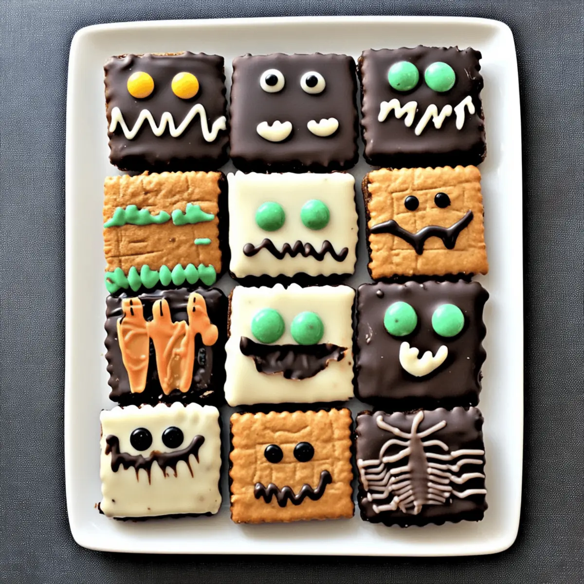 Spooky Graham Crackers evsuvw