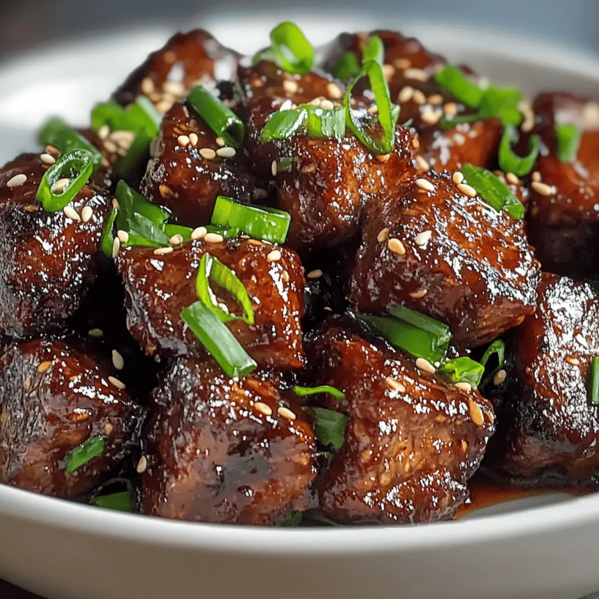 Sweet and Sticky Steak Bites: Quick, Flavorful Delight!