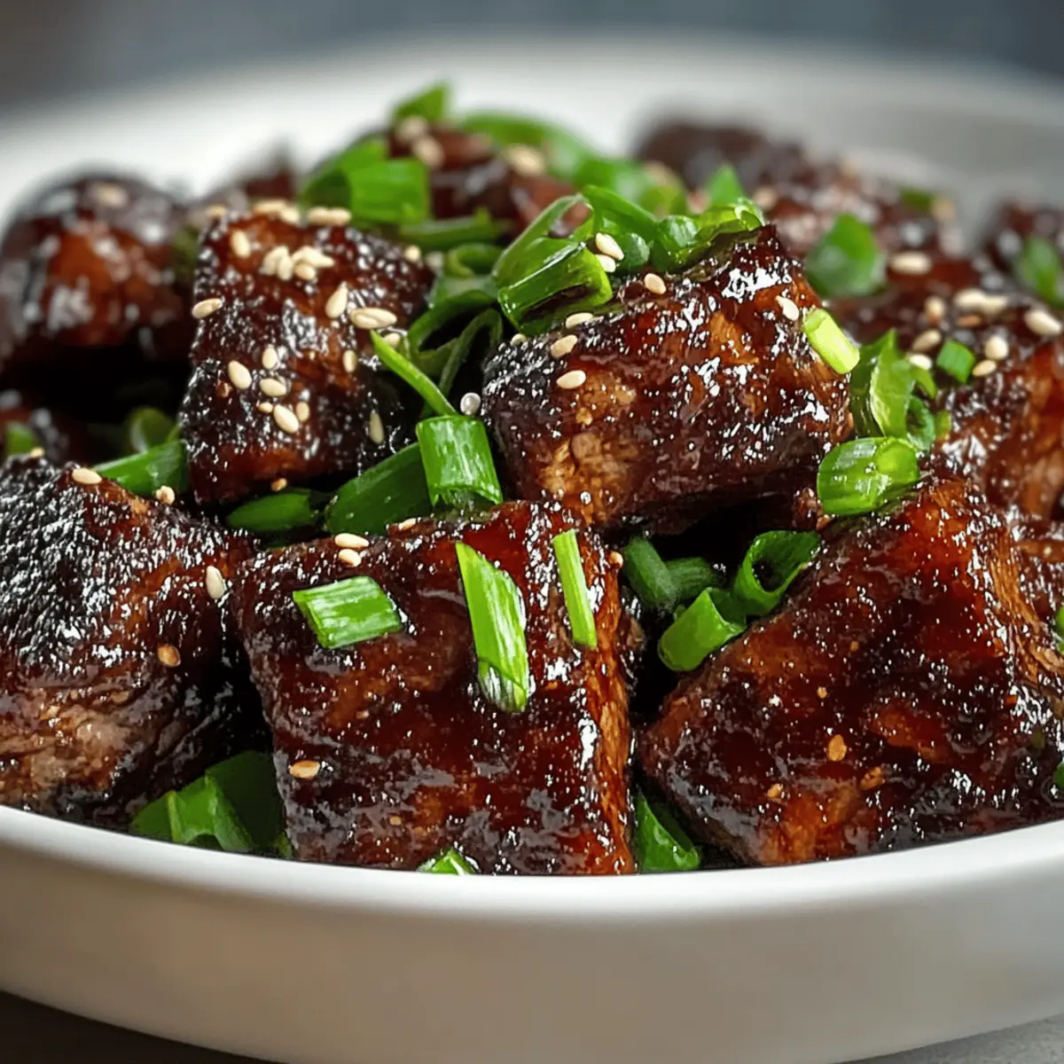 Sweet and Sticky Steak Bites thcn9s
