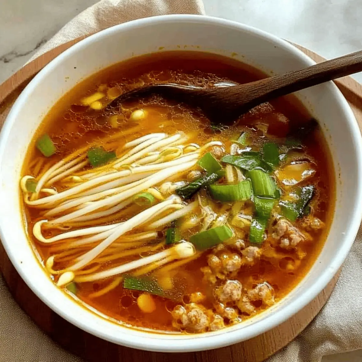 Tomato Enoki Mushroom Soup es87nu