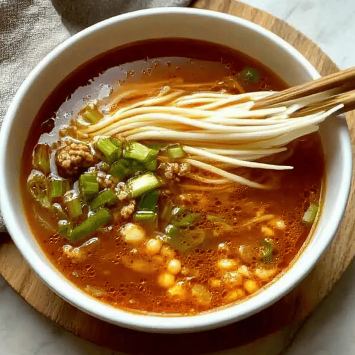 Tomato Enoki Mushroom Soup wjl48a