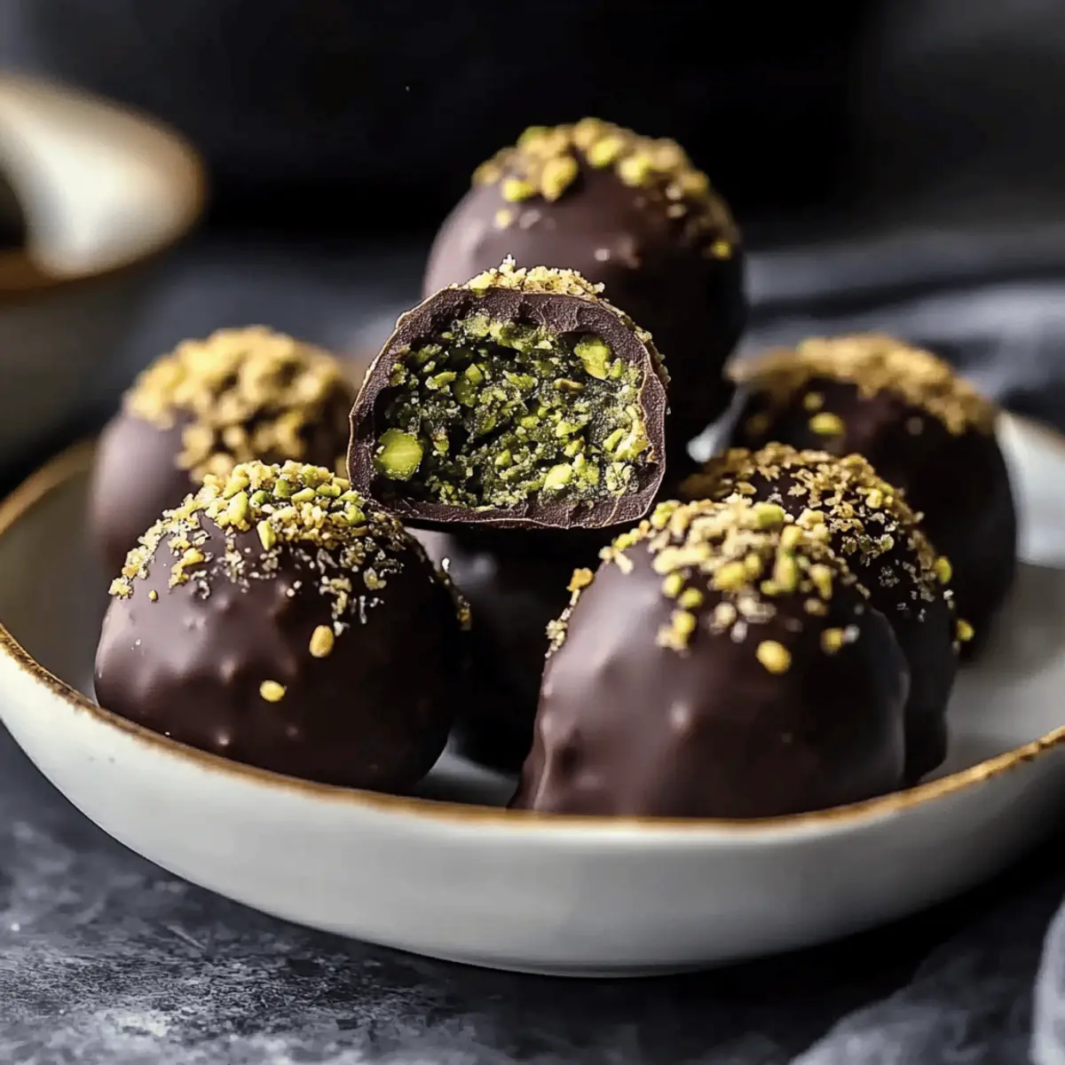 Decadent Dubai Chocolate Balls with Pistachio Magic