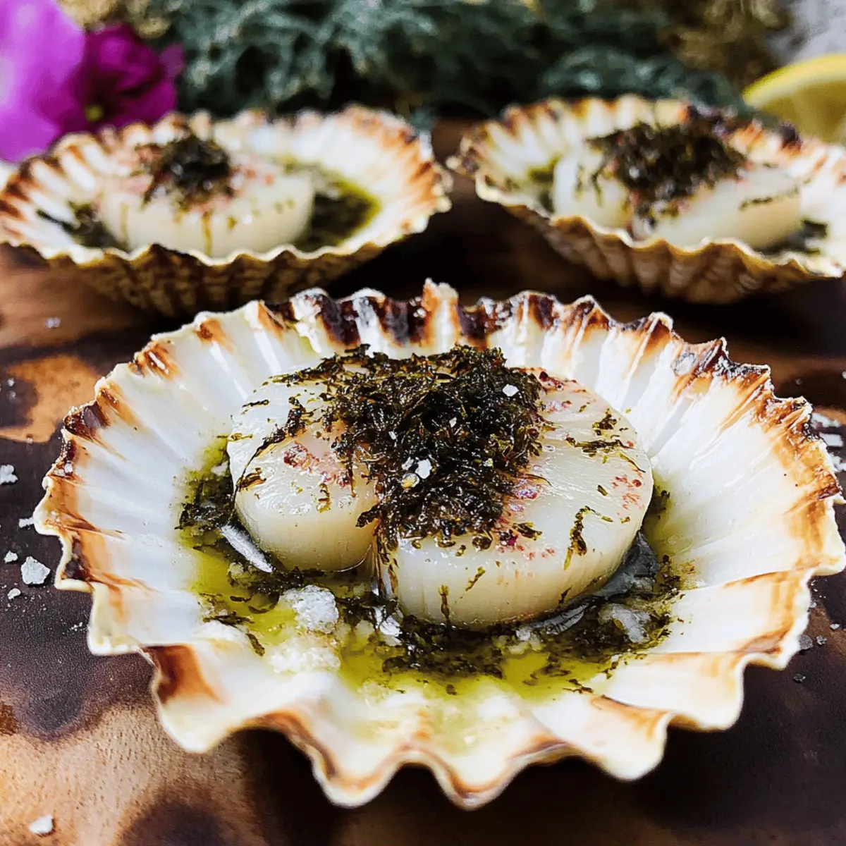Mermaid Scallops with Seaweed Butter: An Ocean Delight