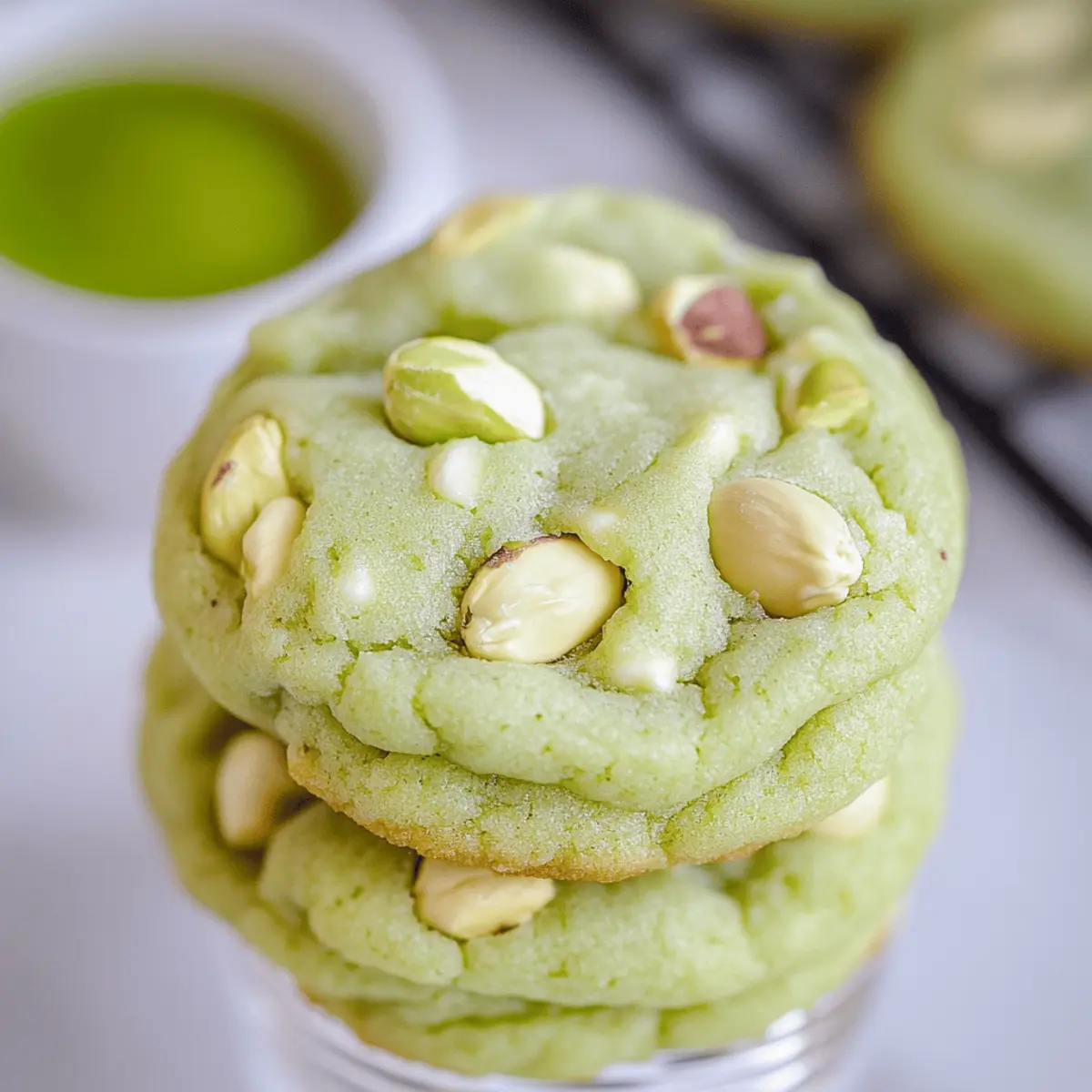 Irresistibly Chewy Pistachio Pudding Cookies Recipe