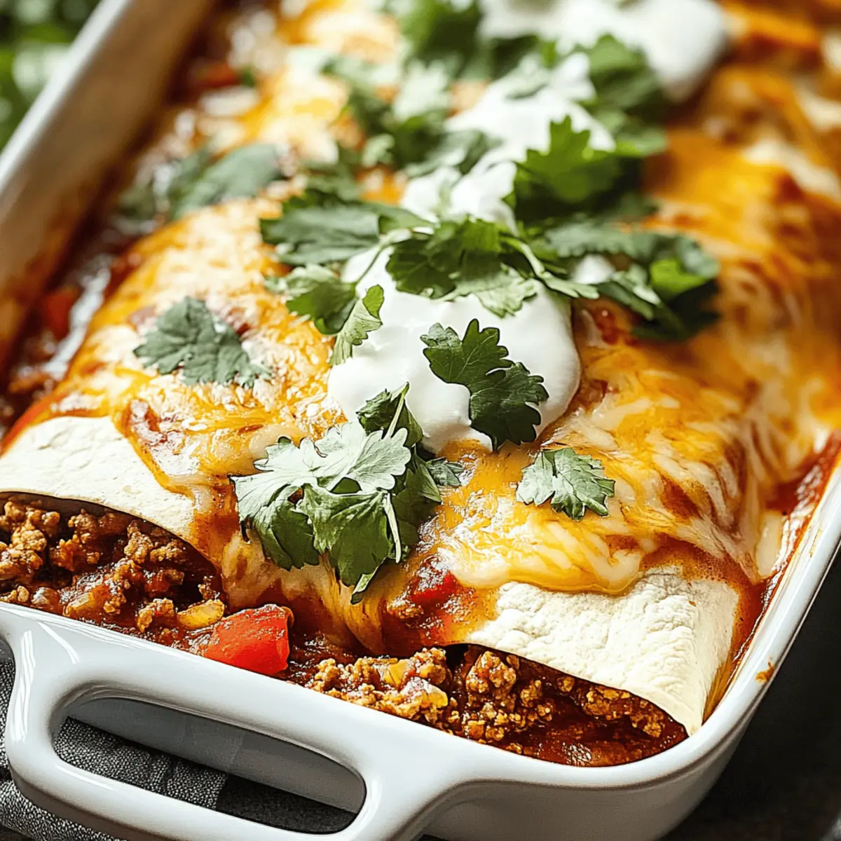 Delicious Ground Beef Enchiladas for Cozy Family Nights