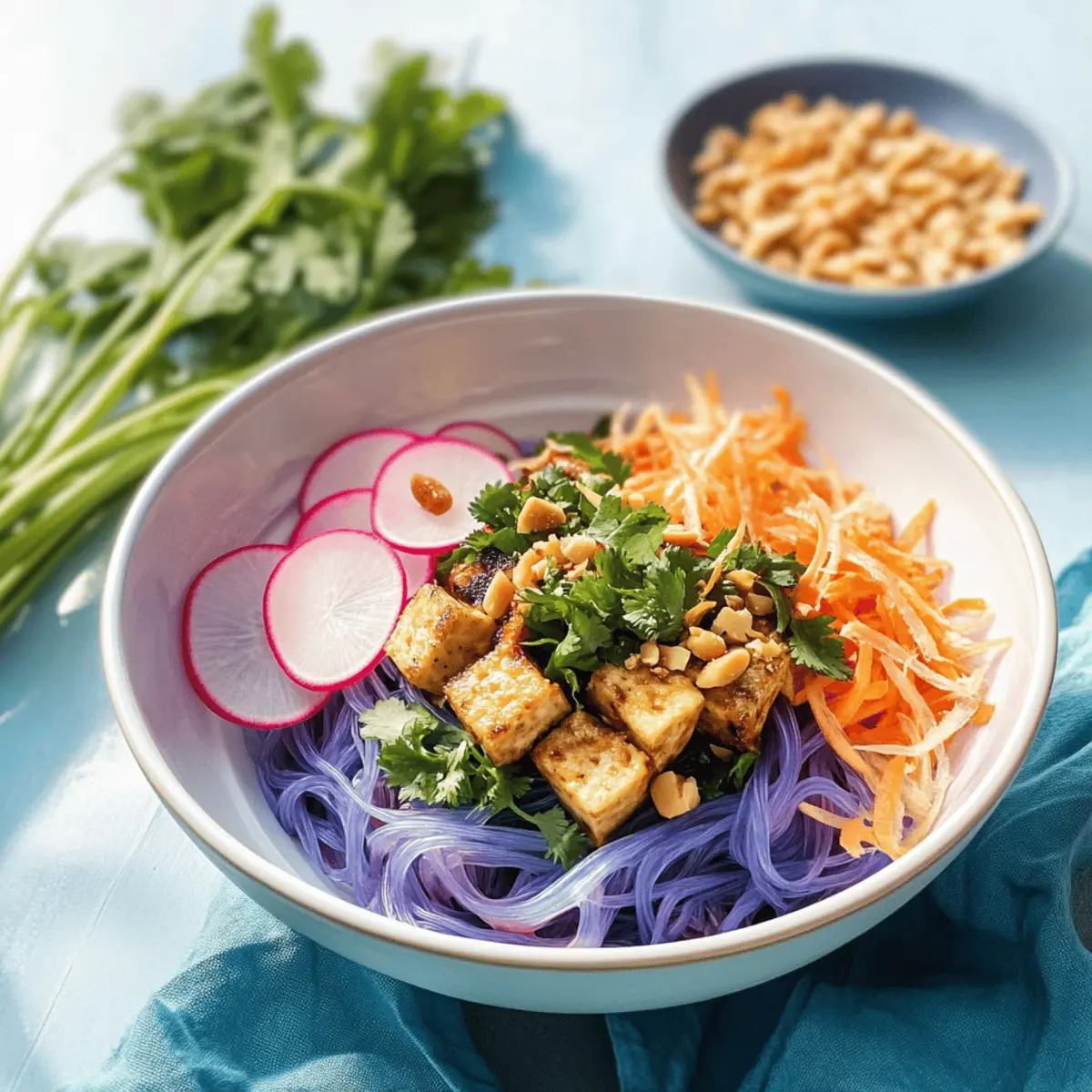 Magic Cellophane Noodle Bowls That Change Color and Flavor
