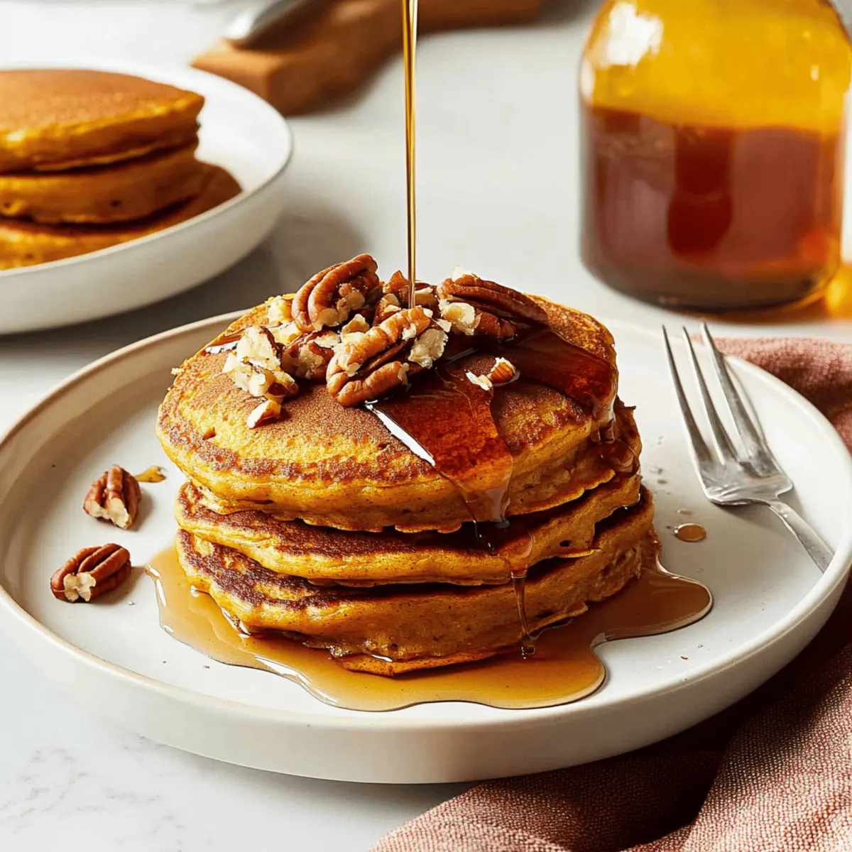 Fluffy Pumpkin Pancakes for a Cozy Fall Morning Delight