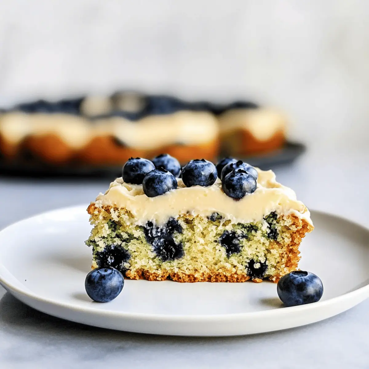 Lemon Blueberry Zucchini Cake with Lemon Frosting Delight