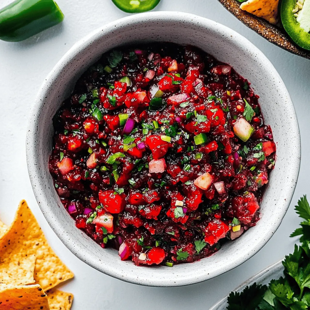 Zesty Easy Cranberry Salsa for Your Holiday Table