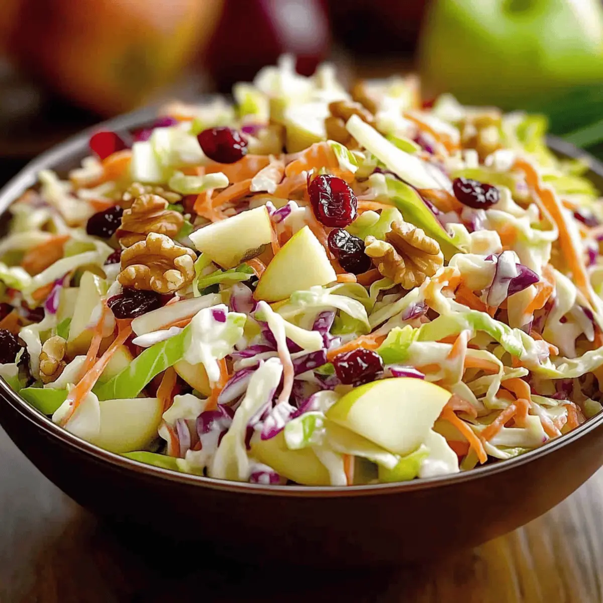 Crispy Apple Cranberry Coleslaw: A Refreshing Twist