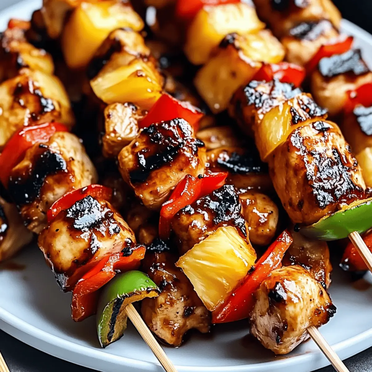 BBQ Pineapple Chicken Kabobs s4cwnd