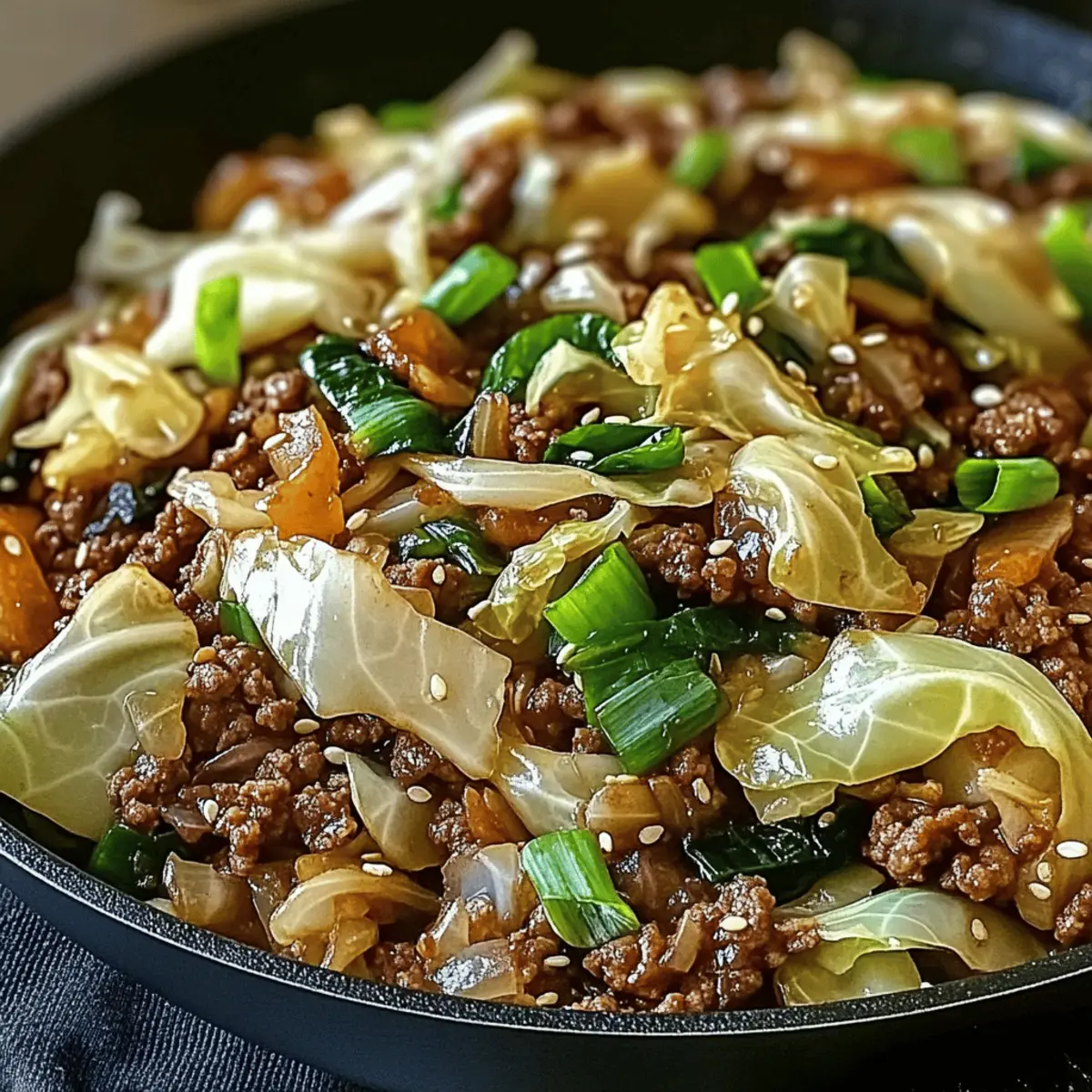 Flavorful Beef & Cabbage Skillet: Quick, Easy, and Delicious!