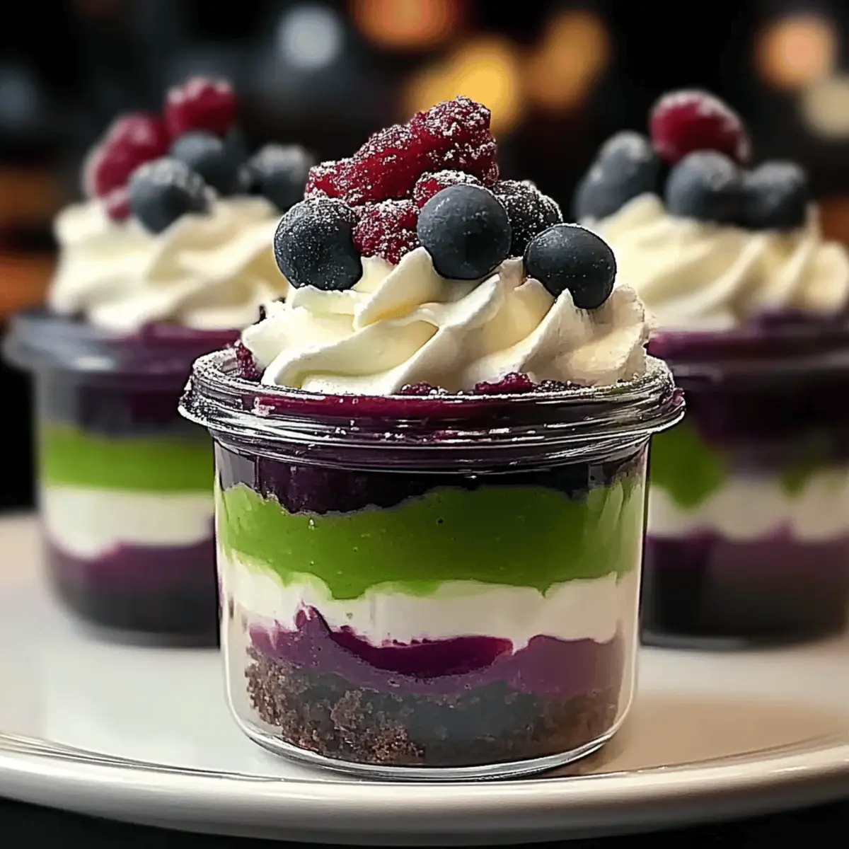Beetlejuice Mini Trifles: Spooky Sweet Treats for Halloween Fun