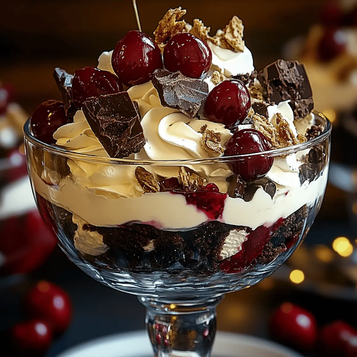 Black Forest Trifle for Christmas mjnlyo
