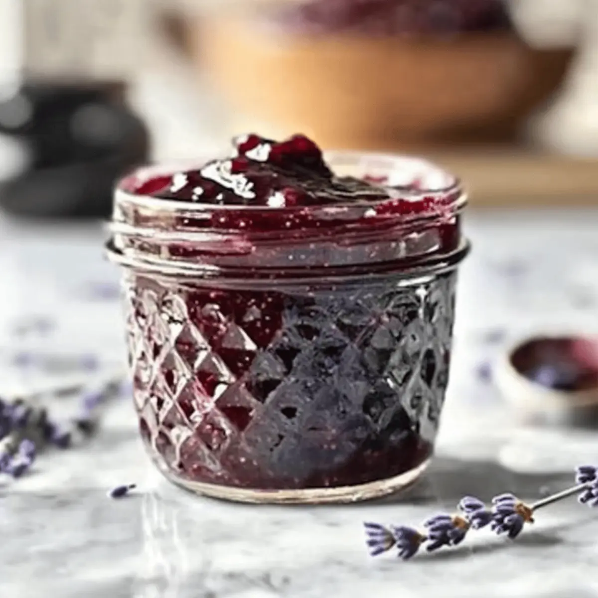 Delicious Blueberry Lavender Jam for Sweet Floral Bliss