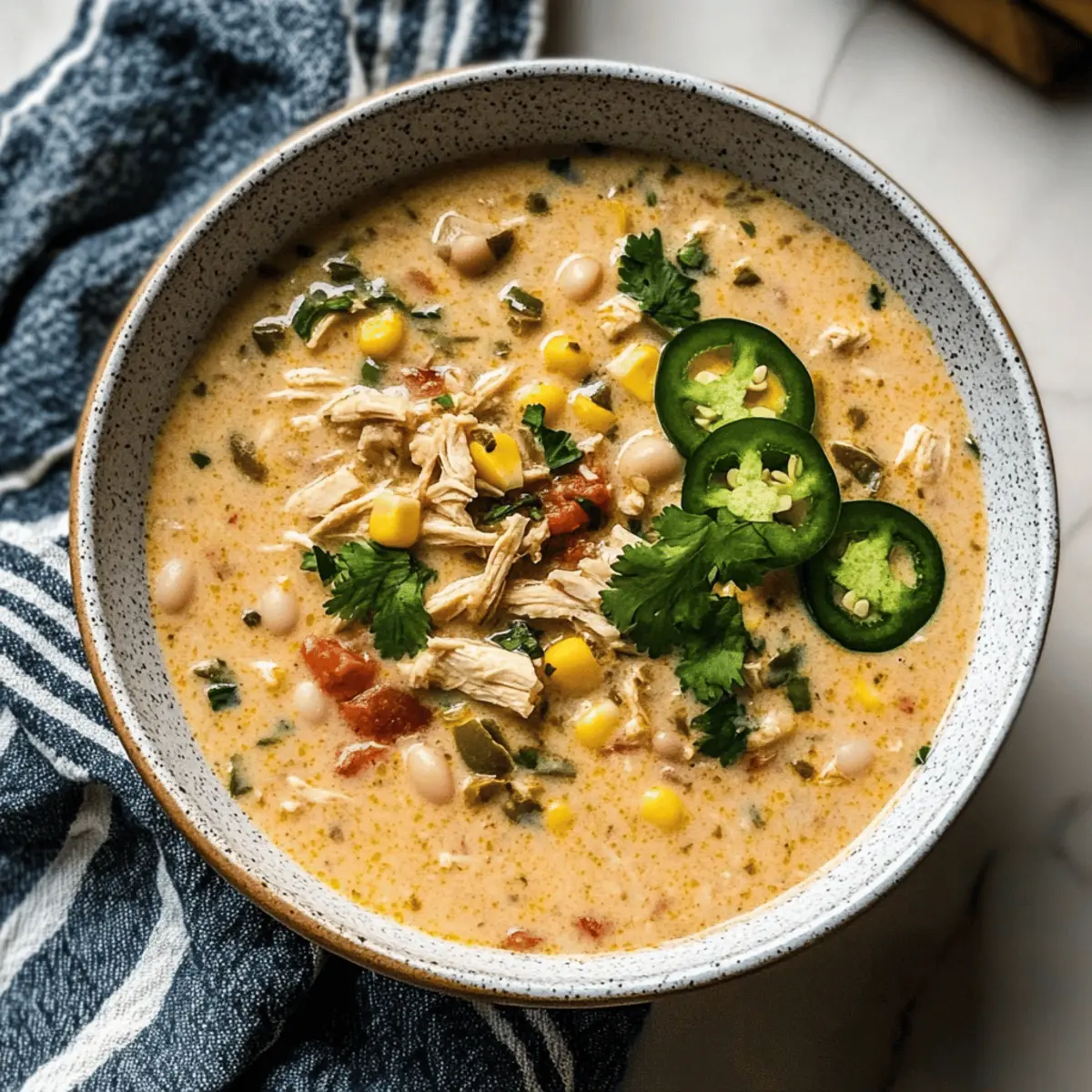 Cajun White Chicken Chili oagoiz
