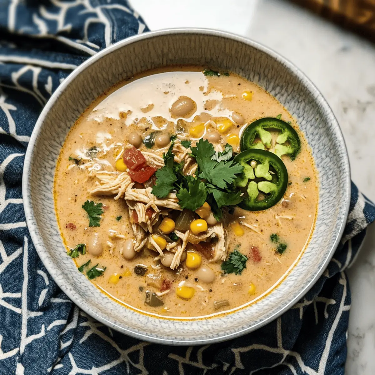Cajun White Chicken Chili qcaawm
