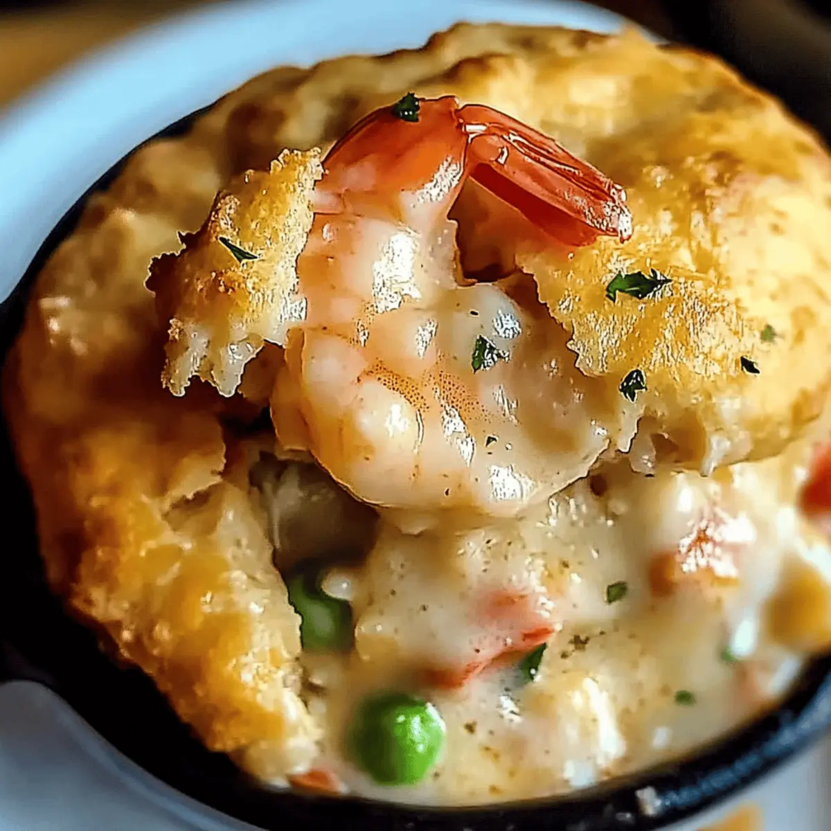 Cheddar Bay Biscuit Seafood Pot Pie t3cfcz
