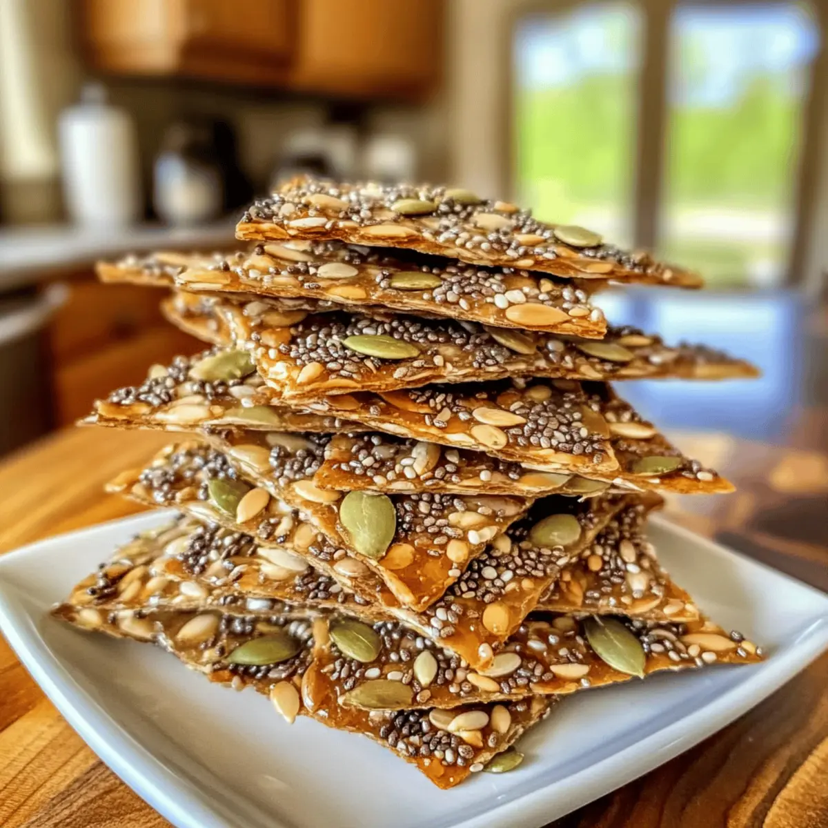 Crunchy Chia & Flax Seed Crackers for Guilt-Free Snacking