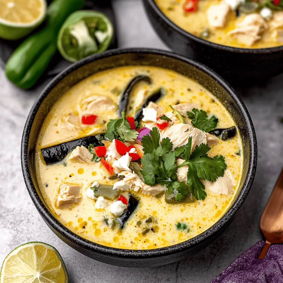 Chicken Poblano Soup hc231j