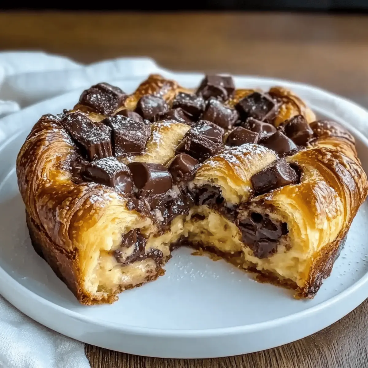 Chocolate Croissant Breakfast uajbcv