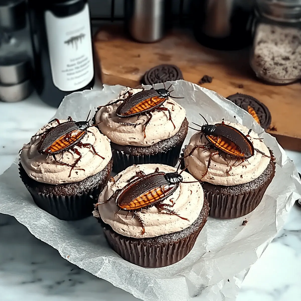 Cockroach Cupcakes prdezy