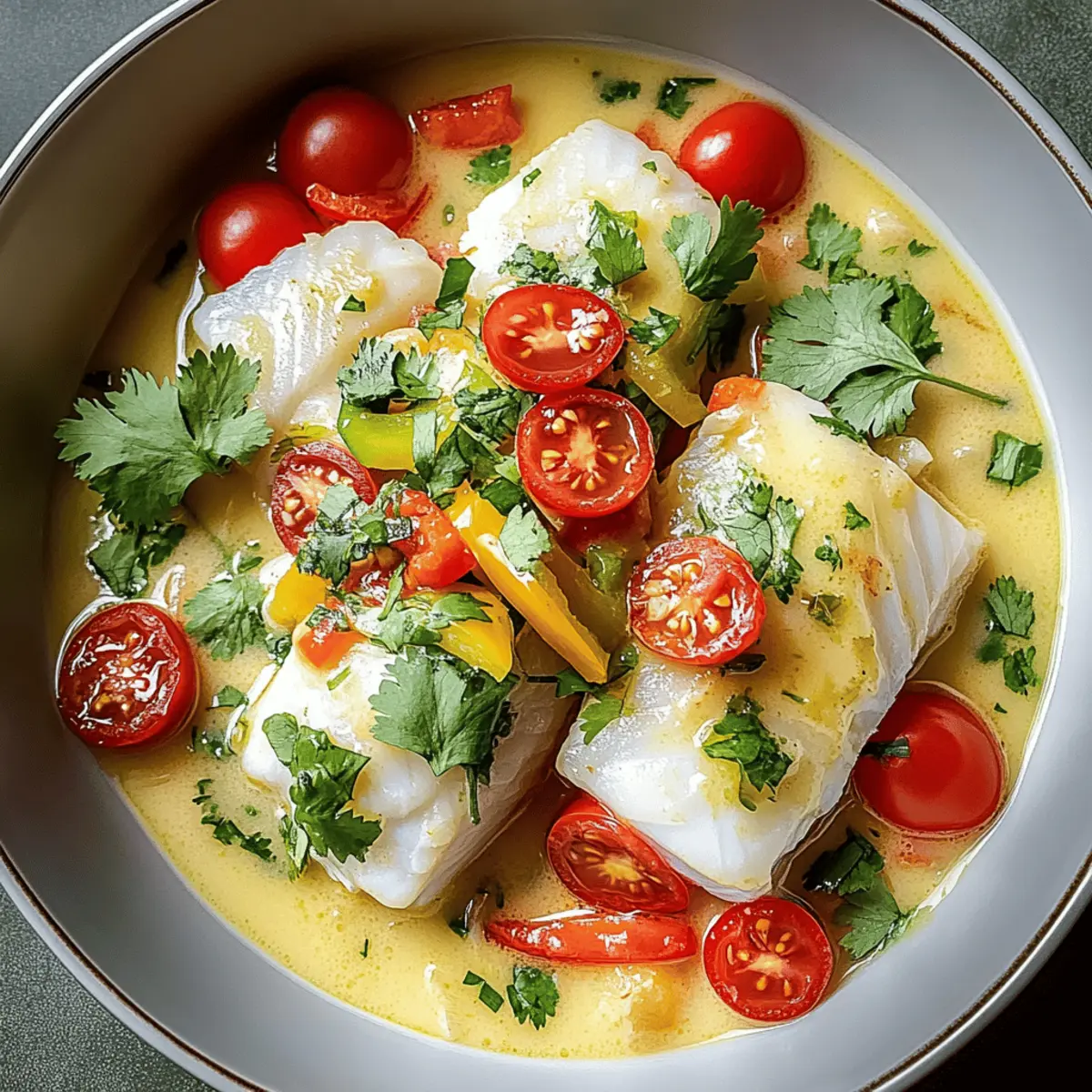 Coconut Milk Poached Fish for a Tropical Escape at Home