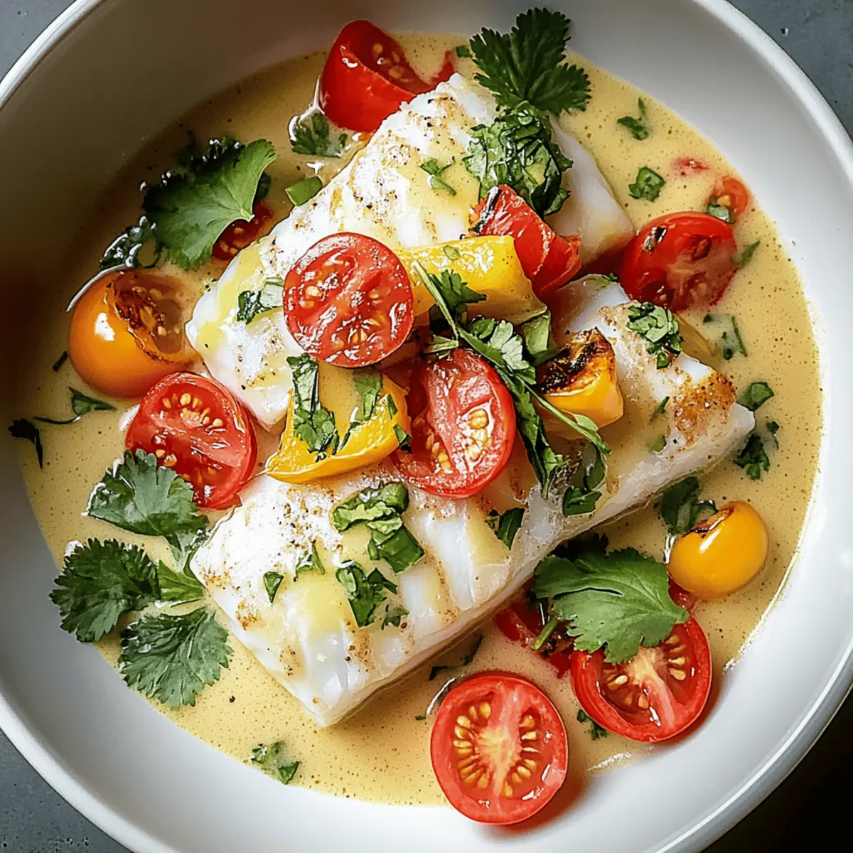 Coconut Milk Poached Fish ymf8wn