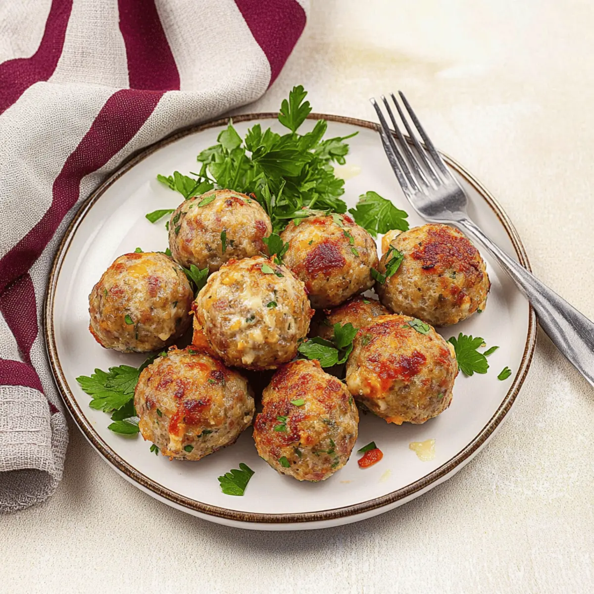 Cream Cheese Sausage Balls ykj67c