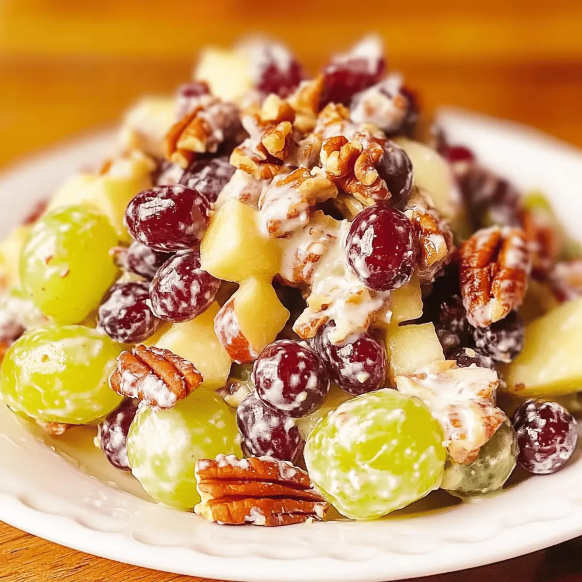 Creamy Grape and Apple Salad ahiehc