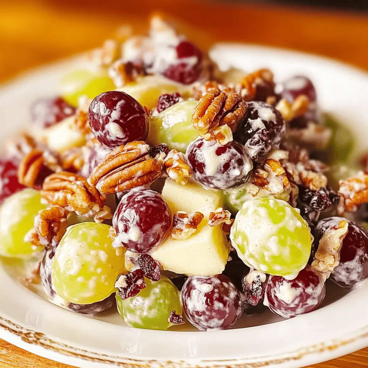Creamy Grape and Apple Salad bprbmi