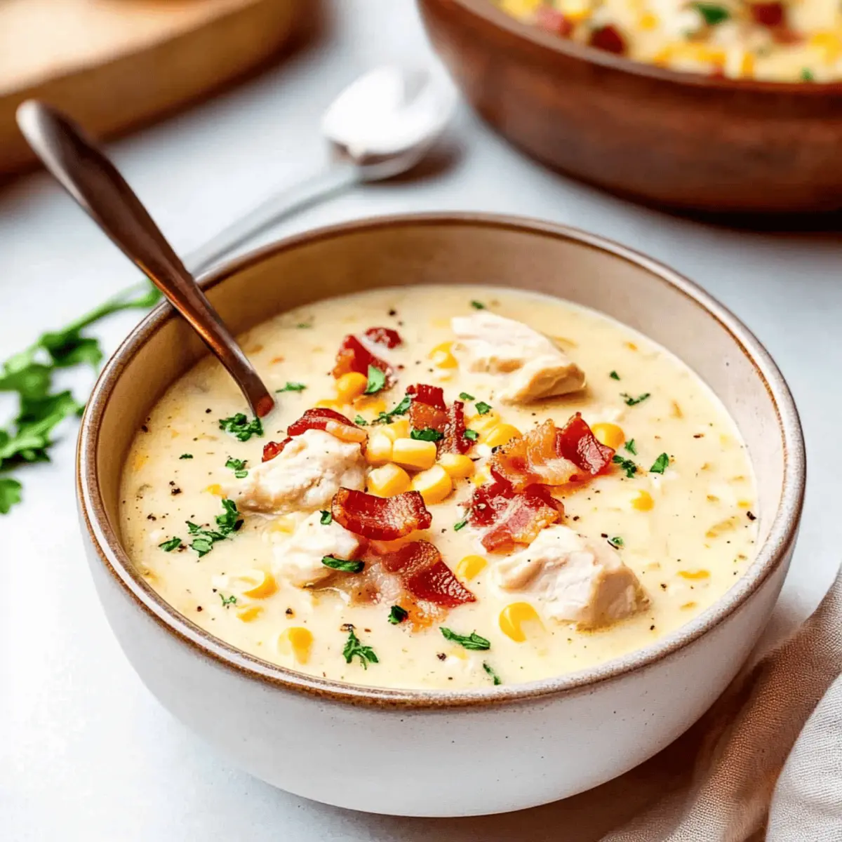 Crockpot Chicken Corn Chowder fiegjl
