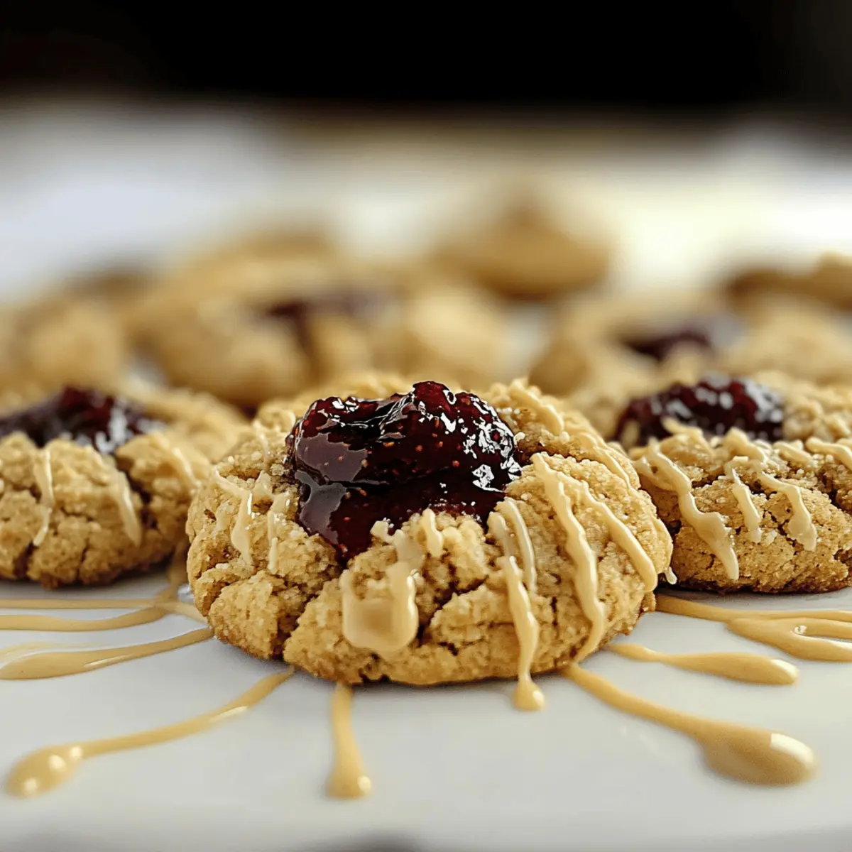 Easy Peanut Butter and Jelly Cookies bhiis9