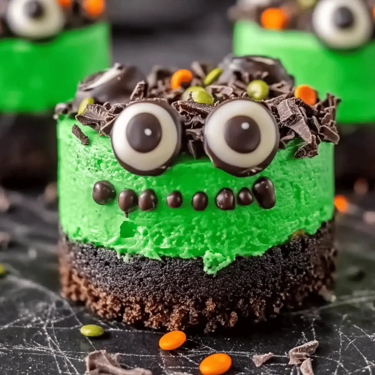 Frankenstein Mini Cheesecakes hkiawb