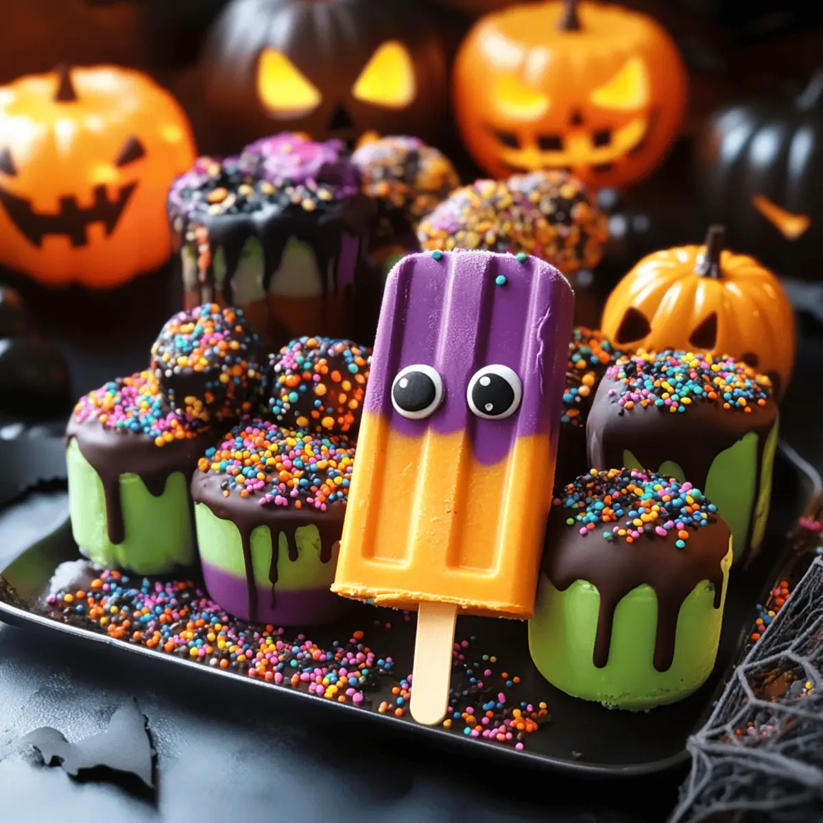 Halloween Cakesicles dciqkc