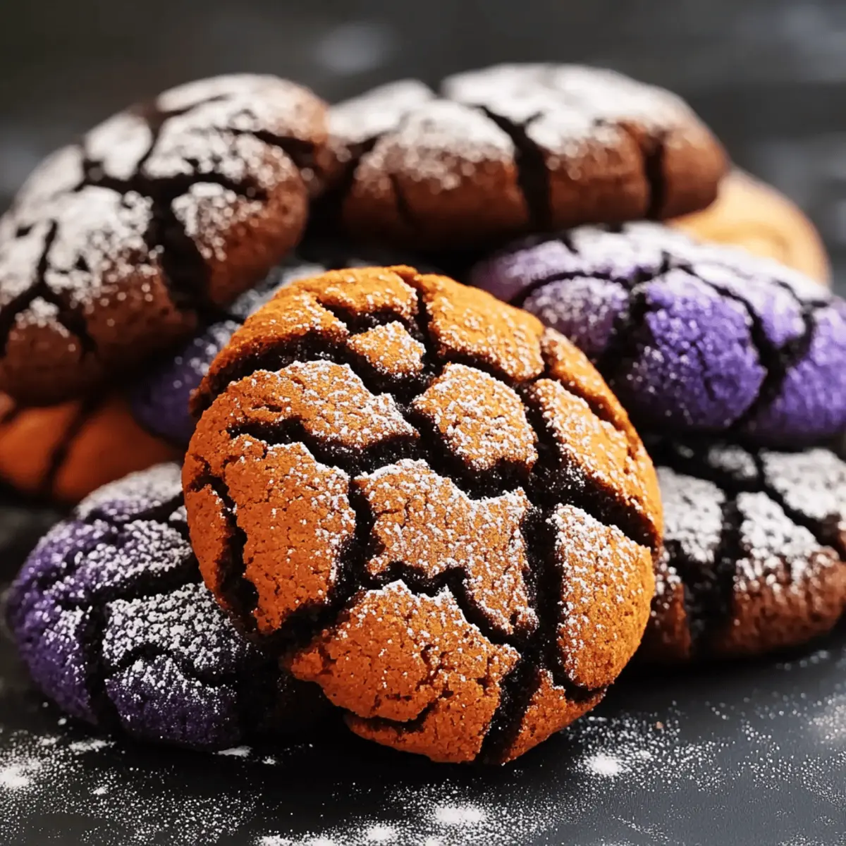Halloween Crinkle Cookies: Fudgy Delights for Spooky Treats